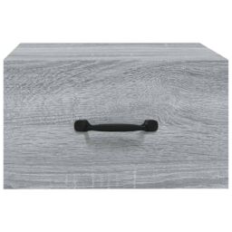 Berkfield Home Wall-mounted Bedside Cabinet Grey Sonoma 35x35x20 cm - Size: 35 x 35 x 20 cm - thumbnail 5