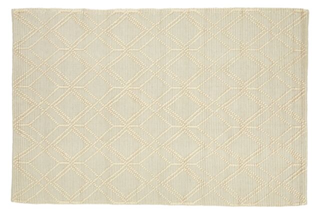 Orsina Small Geometric Iovry Rug in Cream - image 1