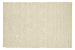 Orsina Small Geometric Iovry Rug in Cream - thumbnail 1