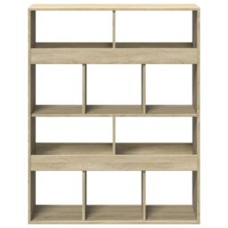 Berkfield Home Room Divider Sonoma Oak 100x33x125.5 cm Engineered Wood in Brown - thumbnail 4