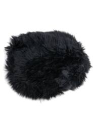 Native Natural Sheepskin Chair Pad Round Black - Size: 35 cm x 35 cm - thumbnail 2