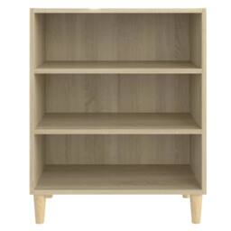 Berkfield Home Sideboard Sonoma Oak 57x35x70 cm Engineered Wood in Brown - Size: 57 x 35 x 70 cm - thumbnail 4