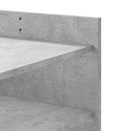 Berkfield Home Durable Coffee Table Concrete Grey 100x50x50 cm Engineered Wood - Size: 100 x 50 x 50 cm - thumbnail 8