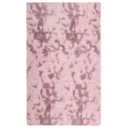 Berkfield Home Shaggy Rug High Pile NAVARRA Dusty Pink 60x100 cm Polyester - Size: Medium - thumbnail 2