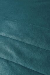 Laurence Llewelyn-Bowen 'Chic' Luxury Soft Velvet Frame Stitched Warm & Cosy Bedspread in Teal - thumbnail 2