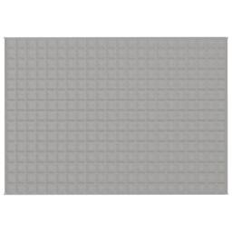 Berkfield Home Weighted Blanket Grey 155x220 cm 7 kg Fabric - thumbnail 3
