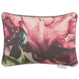 Voyage Maison Sennen Floral Piped Small Cushion in Fuchsia - thumbnail 1