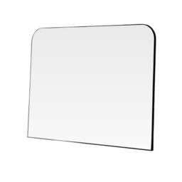 Yearn Mirrors Minimal Black Mantle Mirror 110(w) x 80cm(h) - thumbnail 4