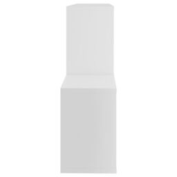 Berkfield Home Wall Shelf White 100x18x53 cm Engineered Wood - Size: 100 x 18 x 53 cm - thumbnail 5