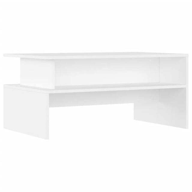 Berkfield Home Coffee Table White 90x55x42.5 cm Engineered Wood - image 1