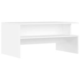 Berkfield Home Coffee Table White 90x55x42.5 cm Engineered Wood - thumbnail 6