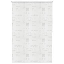 Berkfield Home Shower Roller Blind 140x240 cm Splash in White - thumbnail 3