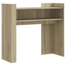 Berkfield Home Console Table Sonoma Oak 100x35x90 cm Engineered Wood in Light Brown - Size: 100 x 35 x 90 cm - thumbnail 1