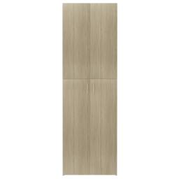 Berkfield Home Office Cabinet Sonoma Oak 60x32x190 cm Engineered Wood in Light Brown - Size: 60 x 32 x 190 cm - thumbnail 5