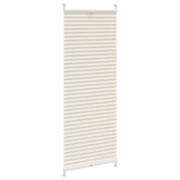Berkfield Home Plisse Blind 40x100cm Cream - Size: 40x100 cm
