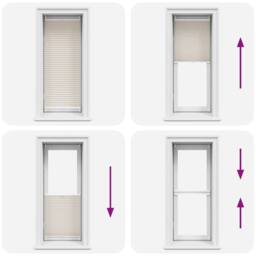 Berkfield Home Plisse Blind 40x100cm Cream - Size: 40x100 cm - thumbnail 6