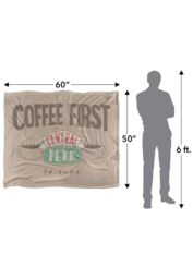 Warner Brothers Friends 152x127cm The One With Silky Touch Super Soft Throw Blanket in White - Size: 152x127 cm - thumbnail 5