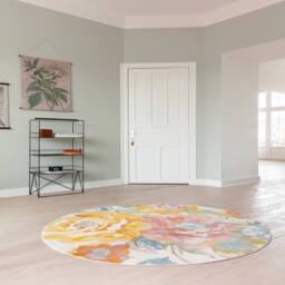 The Rug Shop UK Multi Floral Modern Easy To Clean Jute Back Area Rug - Size: 160 cm x 230 cm - thumbnail 3