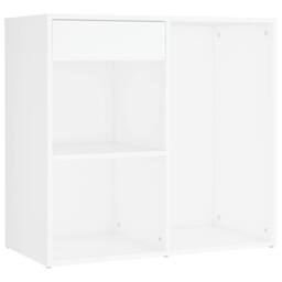 Berkfield Home LED Dressing Table with 2 Cabinets White Engineered Wood - thumbnail 9