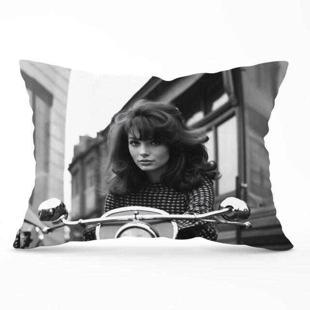 Warren Reed - Designer 1960 Riding Out Cushions in Black - Size: 60 cm x 60 cm - image 1