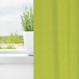 Berkfield Home Bright Curtains with Curtains 2 pcs Apple green 175 x 140 cm Polyester in Lime - thumbnail 1