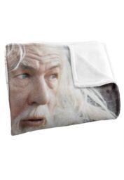 Lord of the Rings The Blanket, 152x127 cm Gandalf Poster Silky Touch Super Soft Throw Blanket in White - thumbnail 3