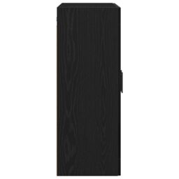 Berkfield Home Highboard Black Oak 69, 5x34x90 cm Engineered Wood - Size: 5 x 34 x 90 cm - thumbnail 8