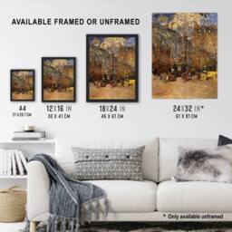 Artery8 Frank Edwin Scott Horse Drawn Carriages Cabs Framed Wall Art Print in Brown - Size: A4 - thumbnail 3