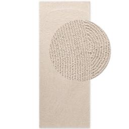 THE RUGS Eleni Wool Rug Hand Tufted Wool Geometric Area Rug Scandinavian Style in Cream - Size: 120 cm x 180 cm - thumbnail 7