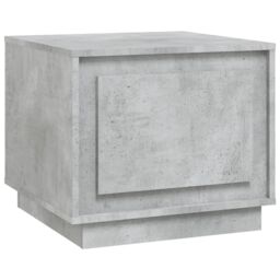 Berkfield Home Coffee Table Concrete Grey 51x50x44 cm Engineered Wood - Size: 51 x 50 x 44 cm - thumbnail 2