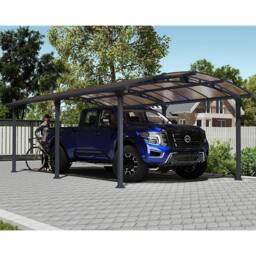 Palram Arcadia Carport 6400 - Polycarbonate - L649 x W359 x H242 cm - Grey - thumbnail 3
