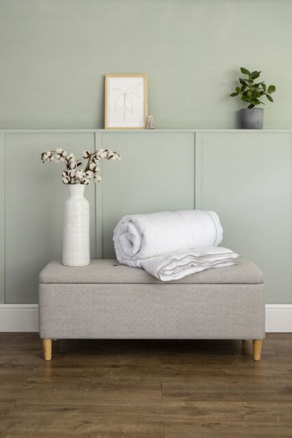Soak&Sleep 9 Tog Soft As Down Microfibre Duvet in White - Size: Single - image 1