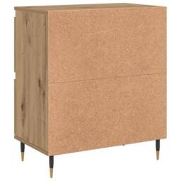 Berkfield Home Sideboard with Storage with Door Brown 60 x 35 x 70 cm Engineered wood - thumbnail 8