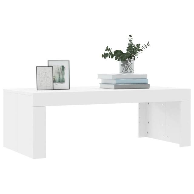 Berkfield Home Modern Coffee Table White 102x50x36 cm Engineered Wood - Size: 102 x 50 x 36 cm - image 1