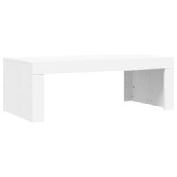Berkfield Home Modern Coffee Table White 102x50x36 cm Engineered Wood - Size: 102 x 50 x 36 cm - thumbnail 6