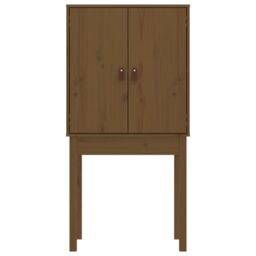 Berkfield Home Highboard Honey Brown 60x40x120 cm Solid Wood Pine - Size: 60 x 40 x 120 cm - thumbnail 6