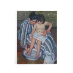 "Artery8 Mary Cassatt The Child's Bath Canvas Wall Art Print - Size: W18"" x H24""" - thumbnail 1