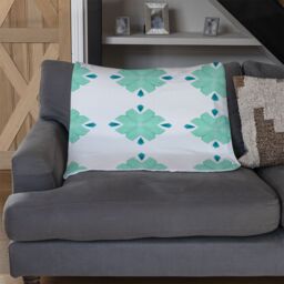 Benjamin Tate Design Green Uncommon Boho Chic Summer Design Blanket in Natural - Size: 120 cm x 150 cm - thumbnail 2