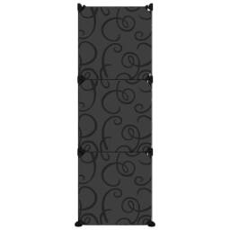 Berkfield Home Shoe Rack Black 84.5x31x93.5 cm PP - thumbnail 4