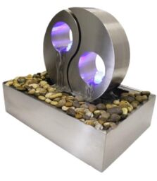 Primrose Stainless Steel Reservoir For Water Features 56L in Silver - thumbnail 2