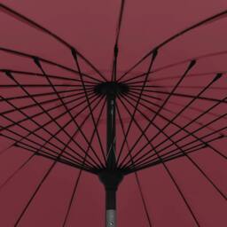 Berkfield Home Outdoor Parasol with Aluminium Pole 270 cm Bordeaux Red - thumbnail 5