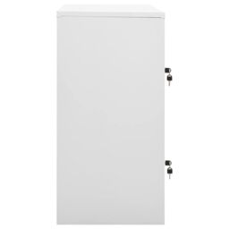 Berkfield Home Locker Cabinets 5 pcs Light Grey & Green 90x45x92.5 cm Steel - thumbnail 4