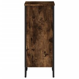 Berkfield Home Bookcase Smoked Oak 50x31x74.5 cm Engineered Wood in Brown - thumbnail 5
