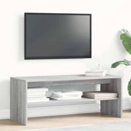 Berkfield Home TV Cabinet Grey Sonoma 100x40x40 cm Engineered Wood - Size: 100 x 40 x 40 cm - thumbnail 1