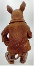 Inspirational Gifting Mr Ratty Garden Sculpture Rustic Ornament in Brown - thumbnail 2
