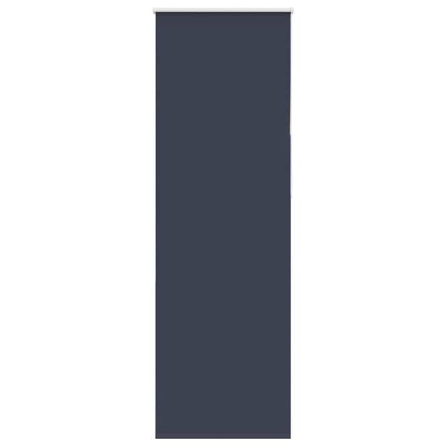 Berkfield Home Roller Blind Blackout Marine 75x230 cm Fabric Width 70.7 cm Polyester in Blue - image 1