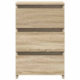 Berkfield Home Durable Bed Cabinets 2 pcs Sonoma Oak 40x35x62.5 cm Engineered Wood in Light Tan - thumbnail 4