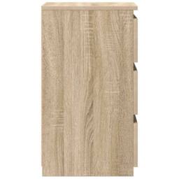 Berkfield Home Durable Bed Cabinets 2 pcs Sonoma Oak 40x35x62.5 cm Engineered Wood in Light Tan - thumbnail 5