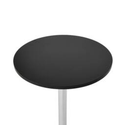 netfurniture Deluxe Como Poseur Table Round Black Wood - thumbnail 6