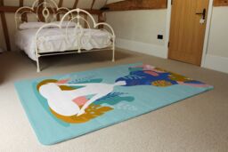 Benjamin Tate Design Mindfulness, Meditation & Yoga Designer Rug in Natural - Size: Large - thumbnail 3